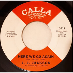 J.J. Jackson Four Walls (Three Windows And Two Doors) / Here We Go Again Vinyl 7" USED