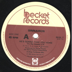 Sinnamon He's Gonna Take You Home (To His House) Vinyl 12" USED