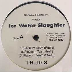 Ice Water Slaughter T.H.U.G.S. Vinyl 12" USED