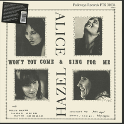 Hazel Dickens And Alice Gerrard Won't You Come & Sing For Me? Vinyl LP USED