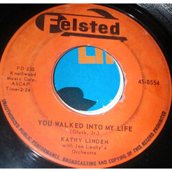 Kathy Linden You Walked Into My Life Vinyl 7" USED