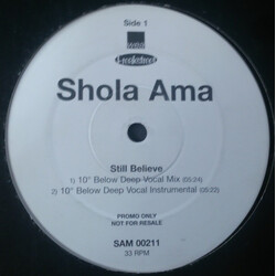 Shola Ama Still Believe Vinyl 12" USED