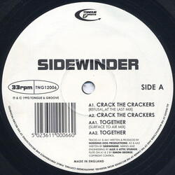 Sidewinder Crack The Crackers / Together USED VINYL 12INCH 33 S RPM