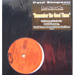Paul Simpson / L.P. & S. Remember The Good Times USED VINYL 12INCH 33 S RPM