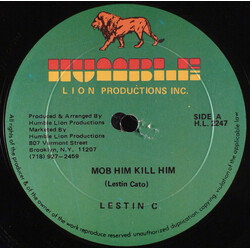 Lestin Cato Mob Him Kill Him Vinyl 12" USED