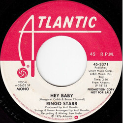 Ringo Starr Hey Baby Vinyl 7" USED