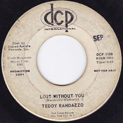 Teddy Randazzo Lost Without You Vinyl 7" USED