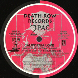 2Pac California Love Vinyl 12" USED