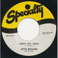 Little Richard Long Tall Sally / Slippin' And Slidin' Vinyl 7" USED