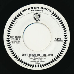 The Rocky Fellers Don't Throw My Toys Away / The Man With The Blue Guitar Vinyl 7" USED