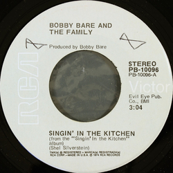 Bobby Bare And The Family Singin' In The Kitchen Vinyl 7" USED