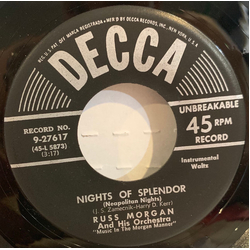 Russ Morgan And His Orchestra Nights Of Splendor / My Romance Vinyl 7" USED