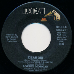 Lorrie Morgan Dear Me Vinyl 7" USED