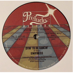 Empress Dyin' To Be Dancin' Vinyl 12" USED