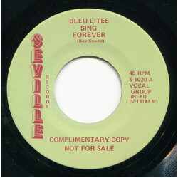 The Bleu Lights / Larry Dale Forever / Drinkin' Wine Vinyl 7" USED