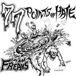 Freaks (10) 77 Points Of Hate USED VINYL 7INCH 33 S RPM