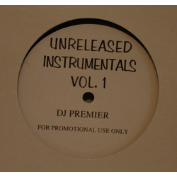 DJ Premier Unreleased Instrumentals Vol. I Vinyl LP USED
