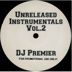 DJ Premier Unreleased Instrumentals Vol. 2 Vinyl LP USED