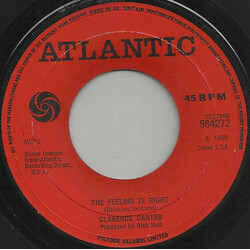 Clarence Carter The Feeling Is Right Vinyl 7" USED