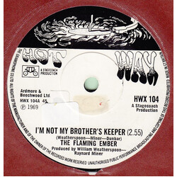 Flaming Ember I'm Not My Brothers Keeper Vinyl 7" USED