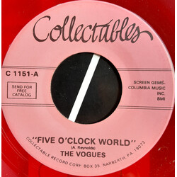The Vogues Five O'Clock World Vinyl 7" USED