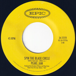 Pearl Jam Spin The Black Circle Vinyl 7" USED