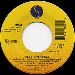 Seal Kiss From A Rose / I'm Alive (Radio Remix) Vinyl 7" USED