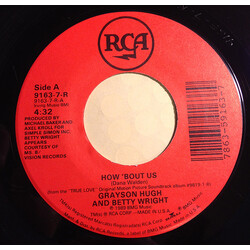 Grayson Hugh / Betty Wright How 'Bout Us / Finally Found A Friend Vinyl 7" USED