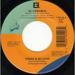 El DeBarge / Babyface Where Is My Love? Vinyl 7" USED