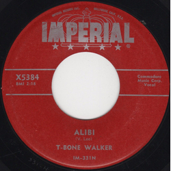 T-Bone Walker Alibi / Say! Pretty Baby Vinyl 7" USED