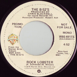 The B-52's Rock Lobster Vinyl 7" USED