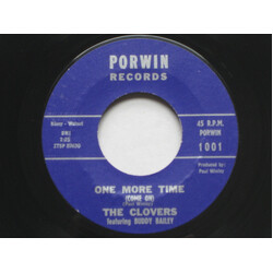 The Clovers / John Bailey (3) One More Time (Come On) Vinyl 7" USED