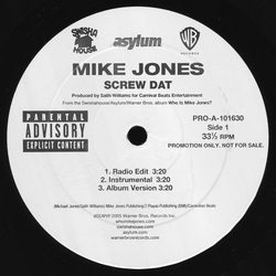 Mike Jones (2) Screw Dat / Flossin' Vinyl 12" USED