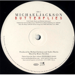 Michael Jackson Butterflies Vinyl 12" USED