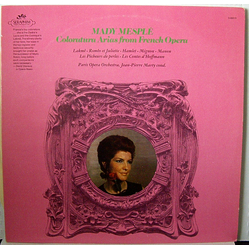 Mady Mesplé / Orchestre National De L'Opéra De Paris / Jean-Pierre Marty Coloratura Arias From French Opera Vinyl LP USED
