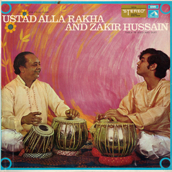 Alla Rakha / Zakir Hussain Percussion From India, Tabla In Solo And Duet Vinyl LP USED