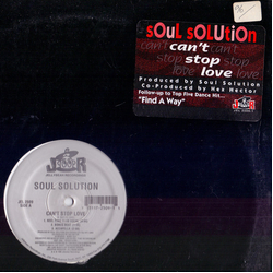 Soul Solution Can't Stop Love Vinyl 12" USED