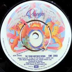 Queen Tie Your Mother Down Vinyl 7" USED