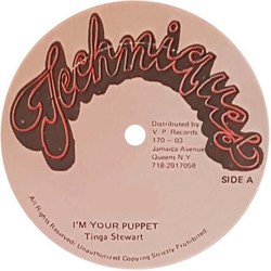 Tinga Stewart / Steely & Clevie I'm Your Puppet Vinyl 12" USED