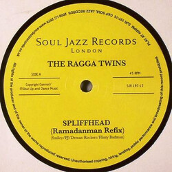 The Ragga Twins Spliffhead (Remixes) Vinyl 12" USED