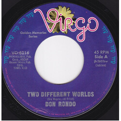 Don Rondo Two Different Worlds / White Silver Sands Vinyl 7" USED