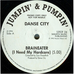 Danse City Braineater (I Need My Hardcore) Vinyl 12" USED