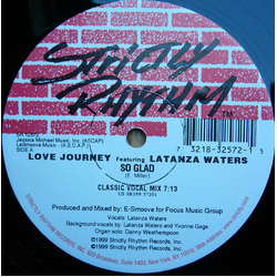 Love Journey / Latanza Waters So Glad Vinyl 12" USED