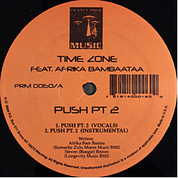 Time Zone / Afrika Bambaataa Push Pt. 2 Vinyl 12" USED