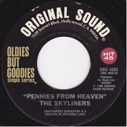 The Skyliners Pennies From Heaven Vinyl 7" USED