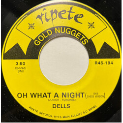 The Dells Oh What A Night Vinyl 7" USED