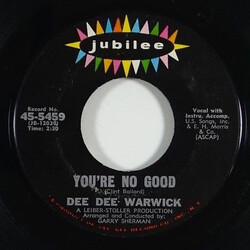 Dee Dee Warwick You're No Good / Don't Call Me Any More Vinyl 7" USED