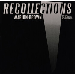 Marion Brown Recollections - Ballads And Blues For Alto Saxophone Vinyl LP USED