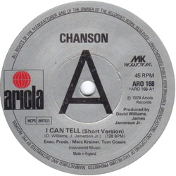 Chanson I Can Tell Vinyl 7" USED