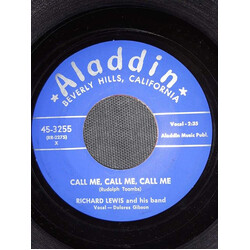 Richard Lewis And His Band Call Me, Call Me, Call Me / Hey, Little Boy Vinyl 7" USED